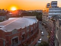 Yingge Old Street. Well known for their ceramics and pottery. Shot during sunset on the rooftop. Located in Yingge, New Taipei