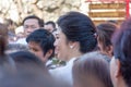 Yingluck Shinawatra pray for Makha Bucha Day