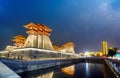 Night view of Yingtianmen National Heritage Park, Luoyang, Henan