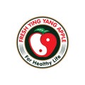 yingyang apple logo design