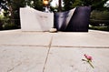 Yitzhak and Leah Rabin's grave on Mount Herzl, Jerusalem Royalty Free Stock Photo