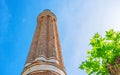 Yivliminare Alaaddin, Ulu Mosque`s minaret in Antalya Royalty Free Stock Photo