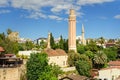 Yivli Minare Mosque in Antalya. Turkey Royalty Free Stock Photo