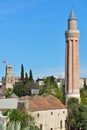 Yivli minaret mosque in Antalya, Turkey Royalty Free Stock Photo