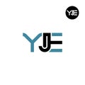 YJE Logo Letter Monogram Design Royalty Free Stock Photo