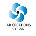 COMPANY LOGO - AB CREATIONS Royalty Free Stock Photo