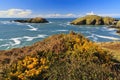 Ynys Onnen and Strumble Head Lighthouse