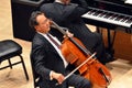 Yo-Yo Ma at Carnegie Hall Royalty Free Stock Photo