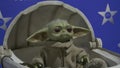 Yoda from Star Wars universe. HDR. Moving model of movie character in reality. Cyber figure of moving fantasy hero to