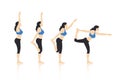 Yoga Actions Vector