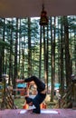 Yoga Amidst Nature: Tapkeshwar Mahadev Temple, Uttarakhand, India