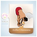 YOGA Asana Ardha Uttanasana