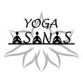 Yoga asanas logo Royalty Free Stock Photo