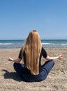 Yoga at the beach