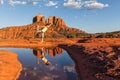 Yoga at Cathedral Rock Sedona Royalty Free Stock Photo