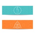 Yoga class and studio template banner