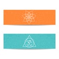 Yoga class and studio template banner