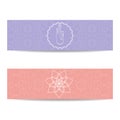 Yoga class and studio template banner