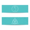 Yoga class and studio template banner