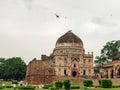 Yoga classes at Shisha gumbad at Lodhi garden complex New Delhi India. It was built in 1479