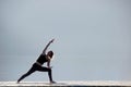 Yoga at Cultus lake British Columbia Canada