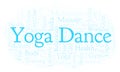 Yoga Dance word cloud.