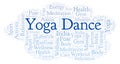 Yoga Dance word cloud.