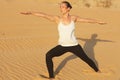 Yoga in the desert