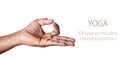 Yoga Dyana mudra Royalty Free Stock Photo