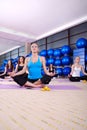 Yoga exercise Royalty Free Stock Photo