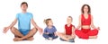 Yoga family of four