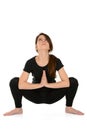 Yoga Garland Pose Malasana Royalty Free Stock Photo