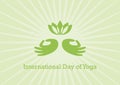 International Day of Yoga vector