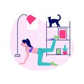 Yoga Home Illustration