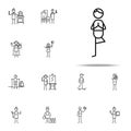 yoga icon. hobbie icons universal set for web and mobile Royalty Free Stock Photo