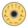 Surya Namaskar set, Salutation the Sun