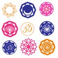 Yoga Labels and Icons