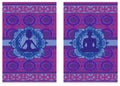 Yoga lifestyle card set