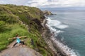 Yoga on the Maui Coast Royalty Free Stock Photo