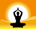 Yoga - Meditation Royalty Free Stock Photo