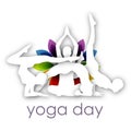 Yoga meditation Chakra or aura colors ayurvedic wellness