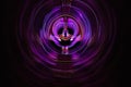 Yoga meditation hands woman in yoga lotus pose with aura spiritual