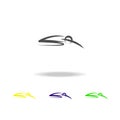 yoga multicolored icon. Element of healthy life multicolored icon. Signs and symbols collection icon can be used for web, logo,