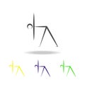 yoga multicolored icon. Element of healthy life multicolored icon. Signs and symbols collection icon can be used for web, logo,