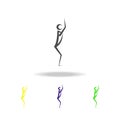 yoga multicolored icon. Element of healthy life multicolored icon. Signs and symbols collection icon can be used for web, logo,
