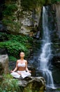 Yoga in the nature Royalty Free Stock Photo