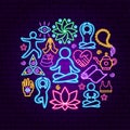 Yoga Neon Concept