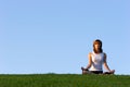 Yoga Outdoors Royalty Free Stock Photo