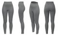 Yoga Pants. Leggings mockup. Women leggins template. Sport Yoga pants