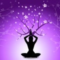 Yoga Peace Shows Love Not War And Calm Royalty Free Stock Photo